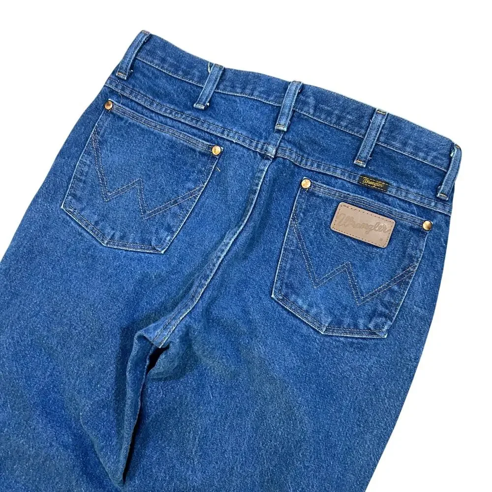 Vintage Wrangler Cowboy Cut Jeans 32x30 Western Blue Denim Men’s Pants 936DEN